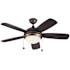 Generation Lighting Discus Classic II 44" 5 Blade Indoor Ceiling Fan - LED Light Kit Included Roman Bronze