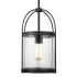 Generation Lighting Kenny 11" Wide Outdoor Pendant Midnight Black