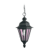 Generation Lighting Brentwood 10" Wide Outdoor Pendant with Clear Glass Black