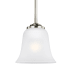 Generation Lighting Emmons 6" Wide LED Mini Pendant Brushed Nickel