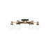Generation Lighting Judd 6 Light 24" Wide Outdoor Semi-Flush Globe Ceiling Fixture Satin Brass