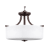 Generation Lighting Kemal 16" Wide Semi-Flush Ceiling Fixture Bronze
