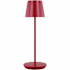 Generation Lighting Mena Rechargeable Outdoor Table Lamp Dark Red