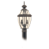 Generation Lighting Lancaster 2 Light 22" Tall Outdoor Single Head Post Light Antique Bronze