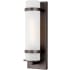 Generation Lighting Alban 14" Tall LED Outdoor Wall Sconce Antique Bronze