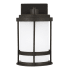 Generation Lighting Wilburn 10" Tall Outdoor Wall Sconce with LED Bulbs - Dark Sky Compliant Antique Bronze