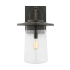 Generation Lighting Tybee 22" Tall Wall Sconce with Clear Glass Shade Antique Bronze