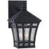 Generation Lighting Herrington 10" Tall Outdoor Wall Sconce Black