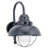 Generation Lighting Sebring 16" Tall Outdoor Wall Sconce Black