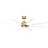 Generation Lighting Flera Smart 65" 8 Blade Indoor LED Ceiling Fan Burnished Brass