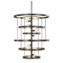 Generation Lighting Celeste 8 Light 24" Wide Abstract Ring Chandelier Aged Iron / Antique Gild