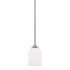Generation Lighting Emile 4" Wide Mini Pendant Brushed Steel