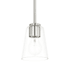 Generation Lighting Miles 5" Wide Mini Pendant Brushed Nickel