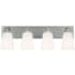 Generation Lighting Miles 4 Light 25" Wide Vanity Light Brushed Nickel