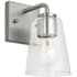 Generation Lighting Miles 8" Tall Bathroom Sconce Brushed Nickel
