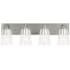 Generation Lighting Miles 4 Light 25" Wide Vanity Light Brushed Nickel