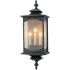 Generation Lighting Market Square 3 Light 25" Tall Wall Sconce Oil Rubbed Bronze
