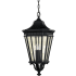 Generation Lighting Cotswold Lane 3 Light 12" Wide Taper Candle Pendant Black