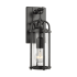 Generation Lighting Dakota 17" Tall Wall Sconce with Seedy Glass Shade Espresso