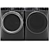 GE Profile 28 Inch Wide 5.5 Cu. Ft. Energy Star Certified Front Loading Washer and 28 Inch Wide 7.8 Cu. Ft. Energy Star Certified Electric Dryer Laundry Pair Carbon Graphite