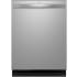 GE Profile 24 Inch Wide 16 Place Setting Built-In Fingerprint Resistant Top Control Dishwasher with Smart Assist and Microban Antimicrobial Technology Fingerprint Resistant Stainless