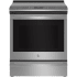 GE Profile 30 Inch Wide 5.3 Cu. Ft. Energy Star Certified Slide In Fingerprint Resistant Induction Range with No Preheat Air Fry and Convection Fingerprint Resistant Stainless