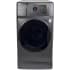 GE Profile 28 Inch Wide 4.8 Cu. Ft. Ultrafast Combo Washer/Dryer with Ventless Heat Pump Technology with 7 Inch Riser Included Carbon Graphite