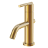 Gerber Parma 1.2 GPM Single Hole Bathroom Faucet with Curved Spout Brushed Bronze