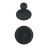 Gerber Northerly Shower Only Trim Package with 1.75 GPM Single Function Shower Head Satin Black