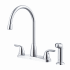 Gerber Viper 1.75 GPM Widespread Kitchen Faucet - Includes Escutcheon and Side Spray Chrome