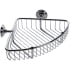 Ginger 9" Corner Basket from the London Terrace Collection Polished Chrome