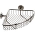 Ginger 9" Corner Basket from the London Terrace Collection Polished Nickel