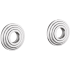 Ginger Chelsea Grab Bar Decorative Rings and Mounting Kit Polished Chrome