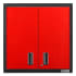 Gladiator Premier 30"W x 30"H Pre-Assembled Two-Door Gearbox Granite / Red