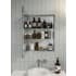 Glass Warehouse Yana 20" x 26" Frameless Single Door Medicine Cabinet Brushed Aluminum