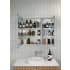 Glass Warehouse Yana 30" x 26" Frameless Double Door Medicine Cabinet Brushed Aluminum