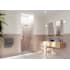 Glass Warehouse Stellar 78" High x 36" Wide Hinged Frameless Shower Door with Clear Glass Brushed Nickel