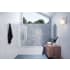 Glass Warehouse Vela 58-1/4" High x 22" Wide Shower Screen Frameless Tub Door with Clear Glass Brushed Nickel