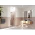 Glass Warehouse Halo 78" High x 34-1/2" Wide Hinged Frameless Shower Door with Clear Glass Brushed Bronze