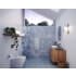 Glass Warehouse Vela 78" High x 20" Wide Shower Screen Frameless Shower Door with Clear Glass Brushed Nickel