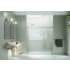 Glass Warehouse Astro 78" High x 72" Wide Sliding Frameless Shower Door with Clear Glass Brushed Bronze