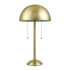 Globe Electric Novogratz Electric Haydel 2 Light 21" Tall Buffet Table Lamp Matte Brass