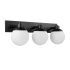 Globe Electric Portland 3 Light 32" Wide Bathroom Vanity Light Dark Bronze