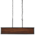Globe Electric Johnnie 30" Wide LED Linear Chandelier Matte Black