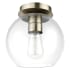 Globe Electric Vivienne 8" Wide Semi-Flush Globe Ceiling Fixture N/A