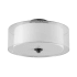 Globe Electric Alina 2 Light 15" Wide Semi-Flush Drum Ceiling Fixture Matte Black