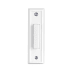 Globe Electric Heath Zenith Plastic Wired Lighted Push Doorbell Button White