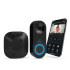 Globe Electric Heath Zenith Plastic Wired Smart Motion Detection Doorbell Kit Black