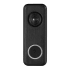 Globe Electric Heath Zenith Plastic Wireless Lighted Battery-Operated Push Doorbell Button with Realistic Decoy Camera Black