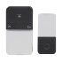 Globe Electric Heath Zenith Wireless Lighted Plug-In Doorbell Kit with Kinetic Doorbell Button White / Black